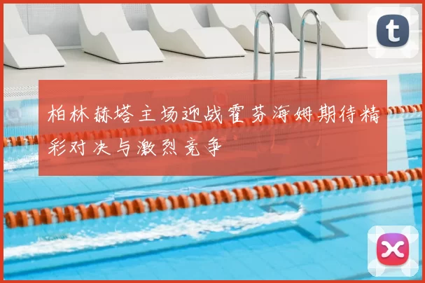 柏林赫塔主场迎战霍芬海姆期待精彩对决与激烈竞争