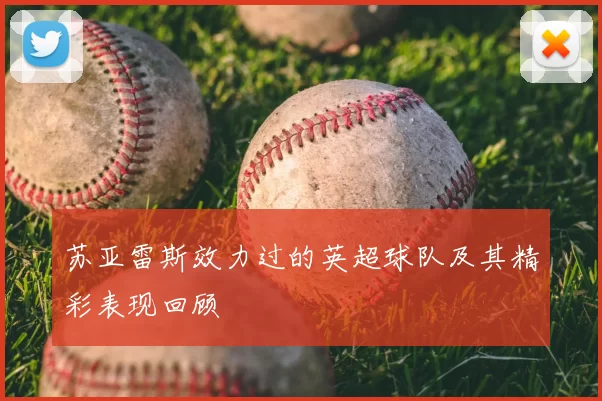 苏亚雷斯效力过的英超球队及其精彩表现回顾