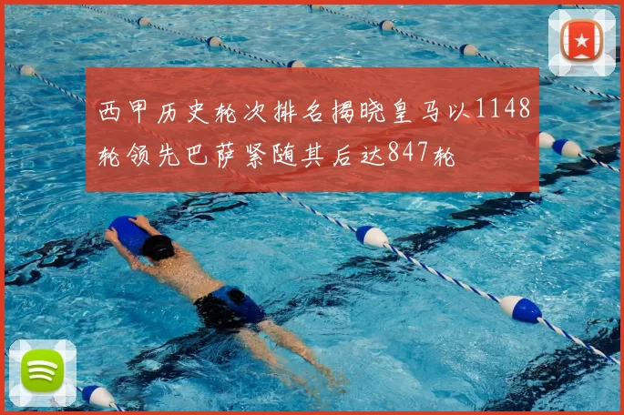 西甲历史轮次排名揭晓皇马以1148轮领先巴萨紧随其后达847轮
