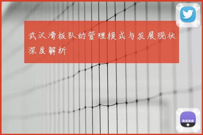 武汉滑板队的管理模式与发展现状深度解析